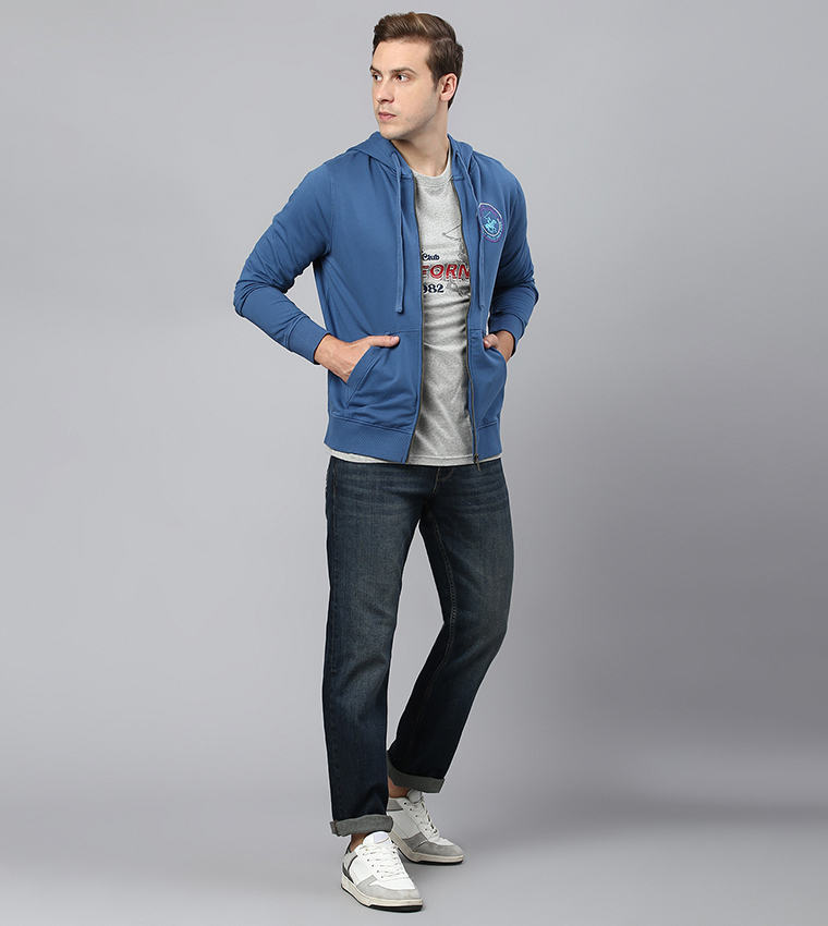 Logo Detail Hooded Sweatshirt