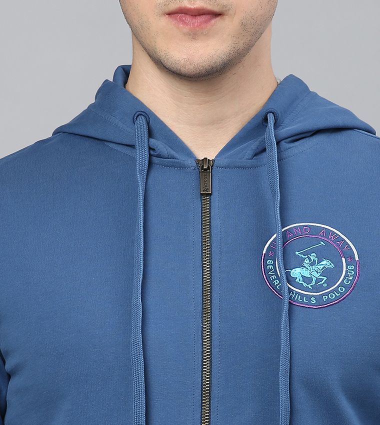 Logo Detail Hooded Sweatshirt