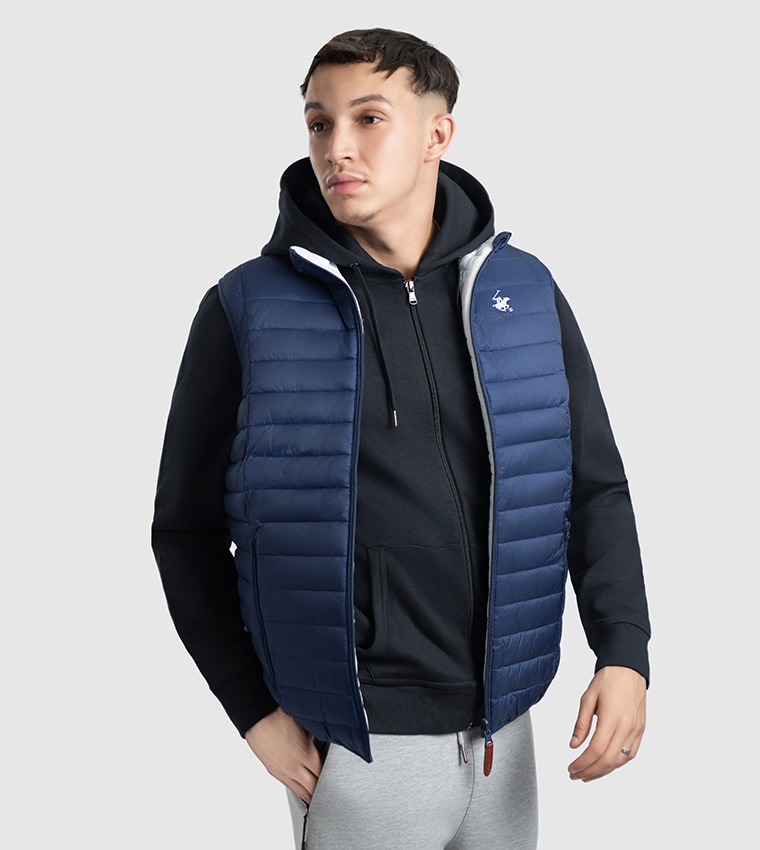 Hooded Reversible Gilet