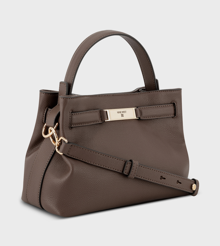 Textured Satchel Bag