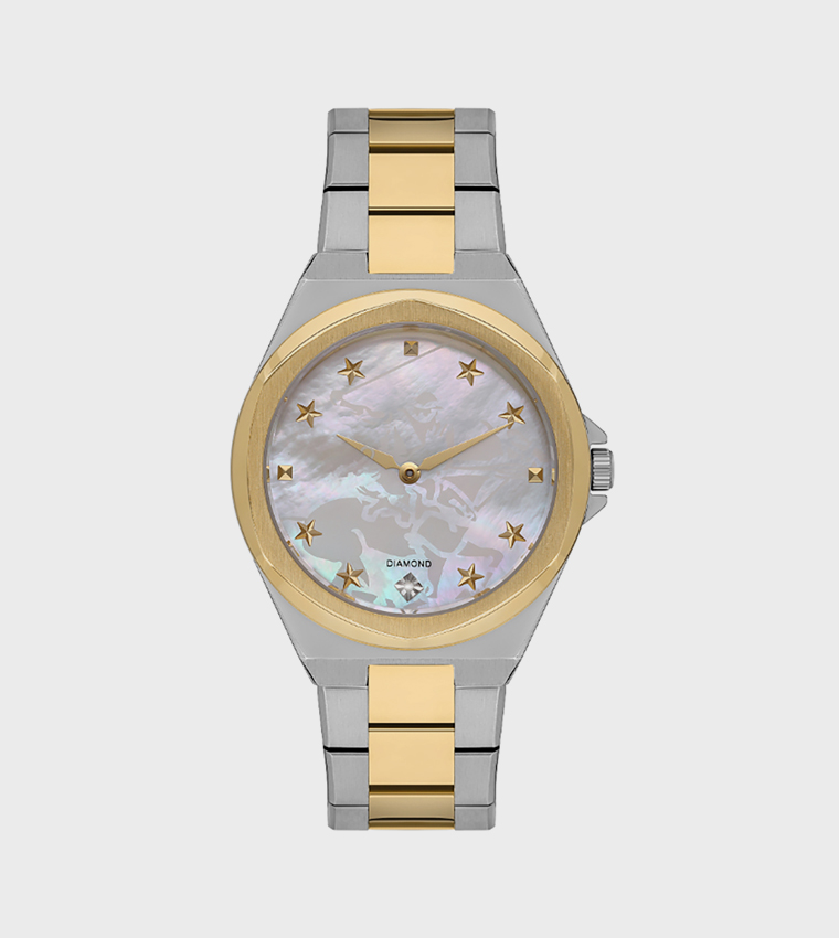 White Dial Analog Watch