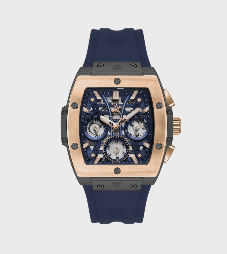 Dark Blue Dial Chronograph Watch