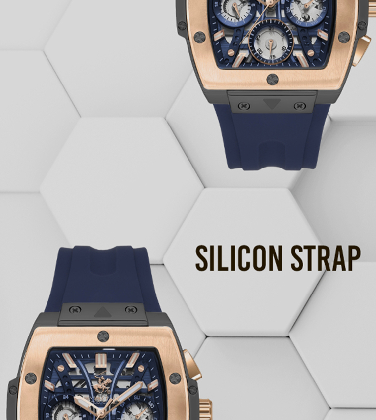 Dark Blue Dial Chronograph Watch