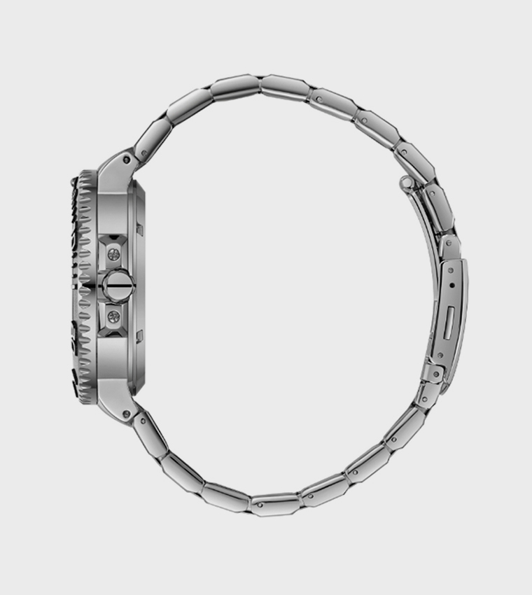 Automatic Multifunction Black Dial Watch
