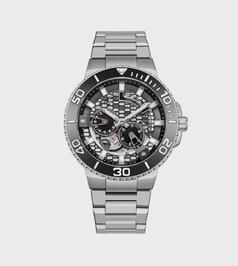 Automatic Multifunction Black Dial Watch