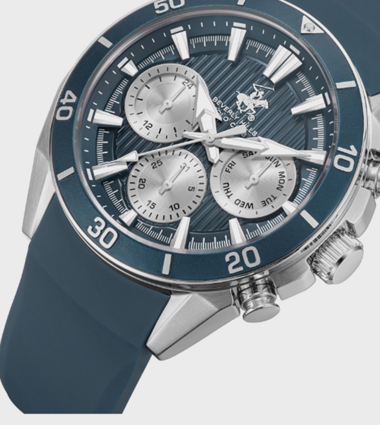Teal Dial Chronograph Watch