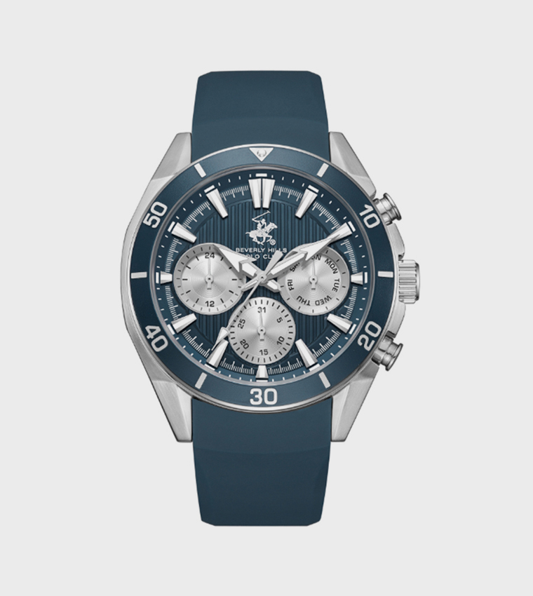 Teal Dial Chronograph Watch