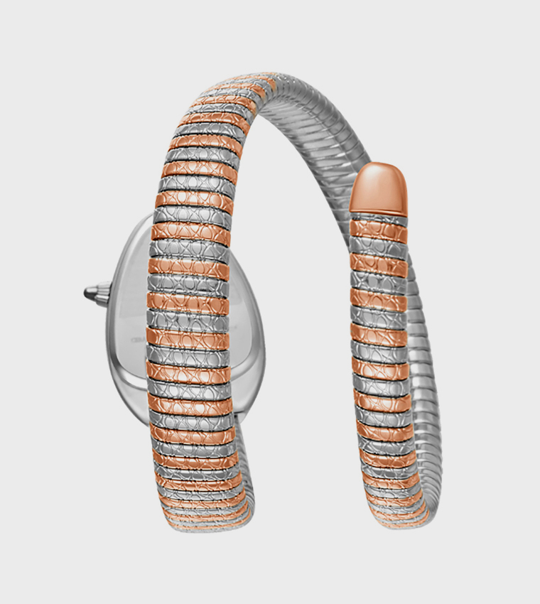 MOP Dial Snake Bracelet Watch