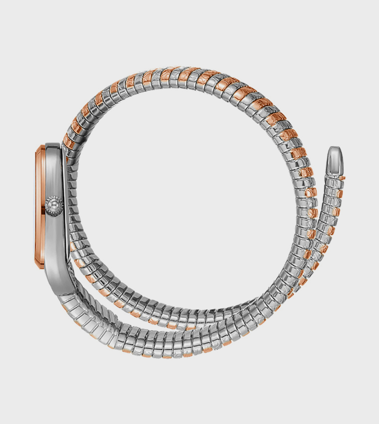 MOP Dial Snake Bracelet Watch