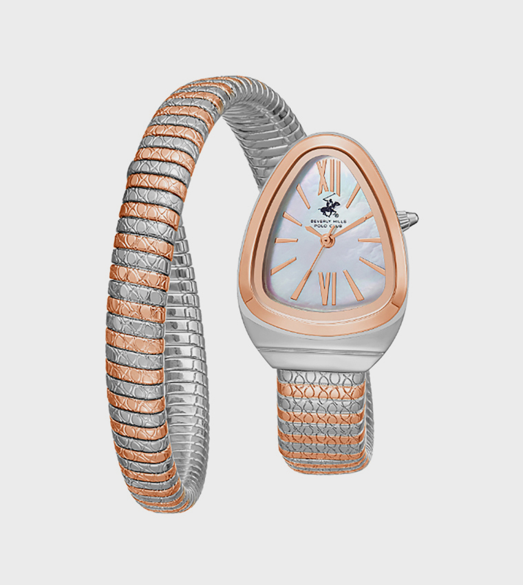MOP Dial Snake Bracelet Watch