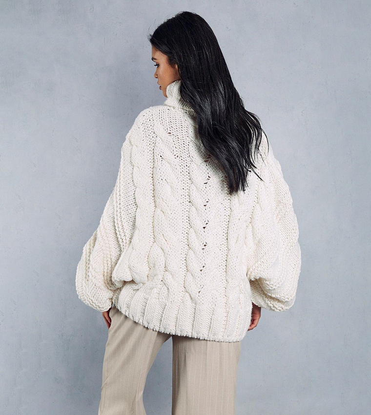 Chunky cable knit clearance jumper