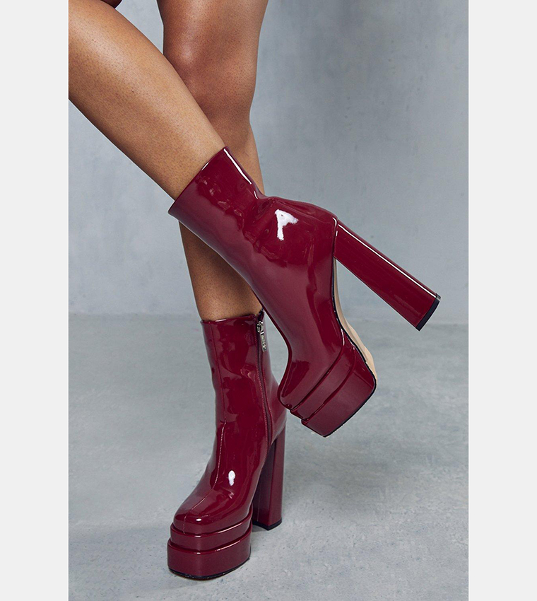 Oxblood ankle boots top womens