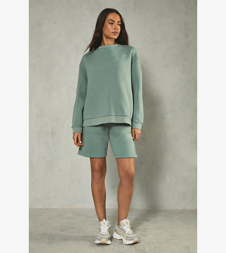 Misspap green sweatshirt sale