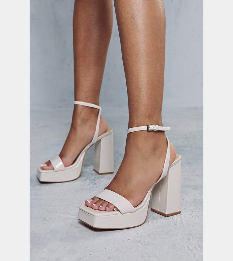 Platform hotsell strappy heels