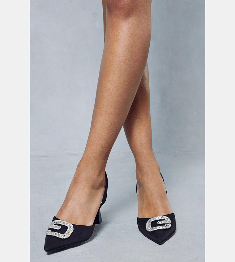 mathias embellished slingback pumps