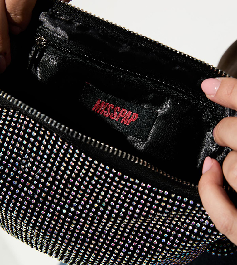 Chainmail Knot Detail Shoulder Bag