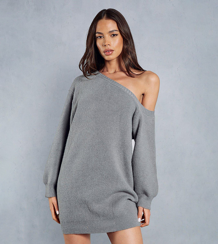 Oversized grey 2025 jumper dress