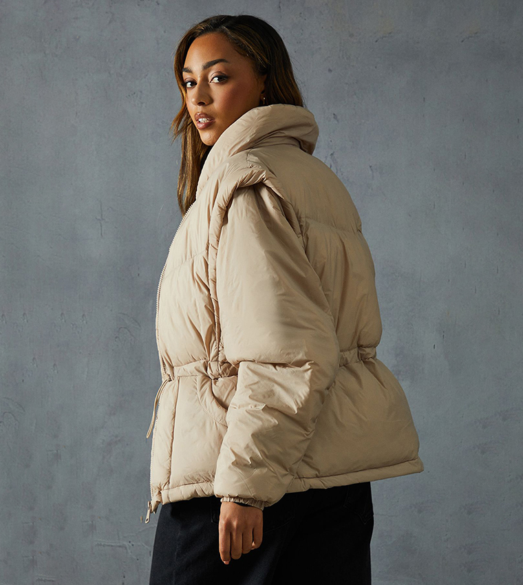 Detachable Sleeves Two In One Puffer Jacket