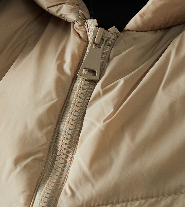 Detachable Sleeves Two In One Puffer Jacket