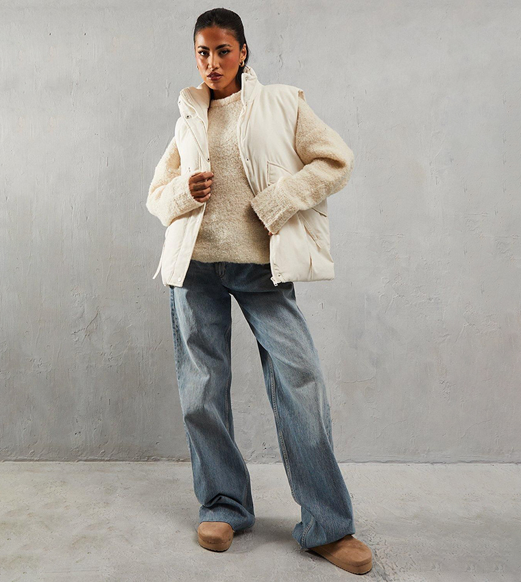 High Pocket Puffer Gilet