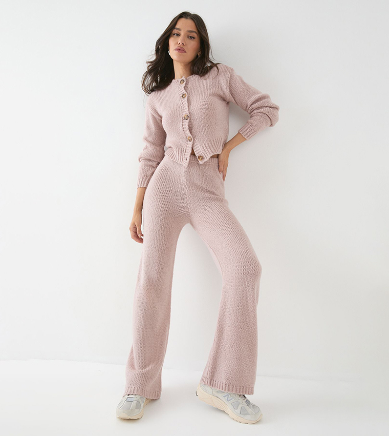 Knitted Button Down Co-Ord Set