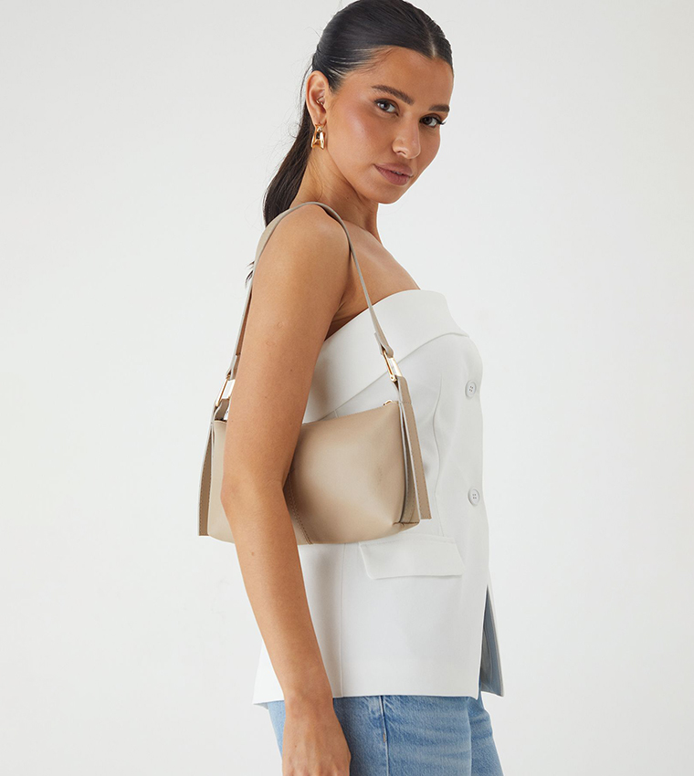 Slouchy Shoulder Faux Leather Bag