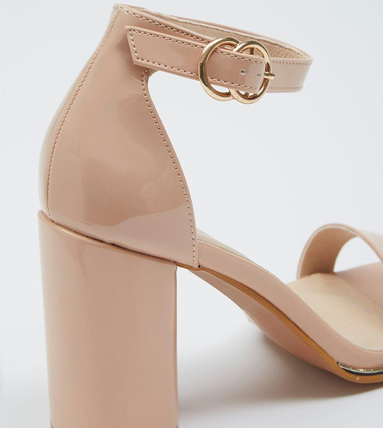 Buy Dorothy Perkins Smooth Block Heel Sandals In Pink 6thStreet Kuwait