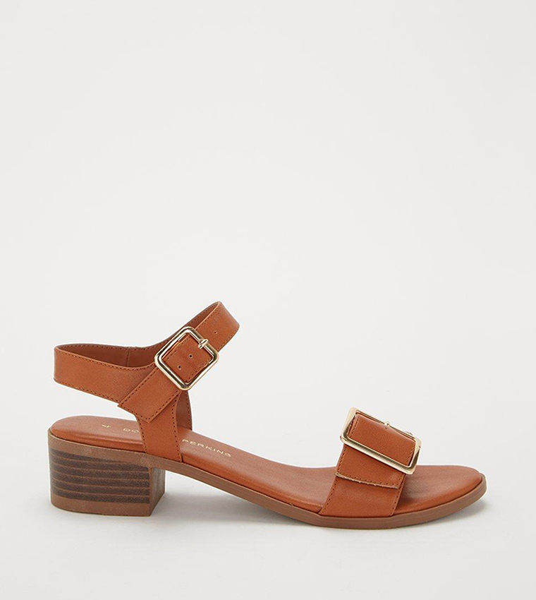 Buy Dorothy Perkins Wide Fit Comfort Star Buckle Block Heel