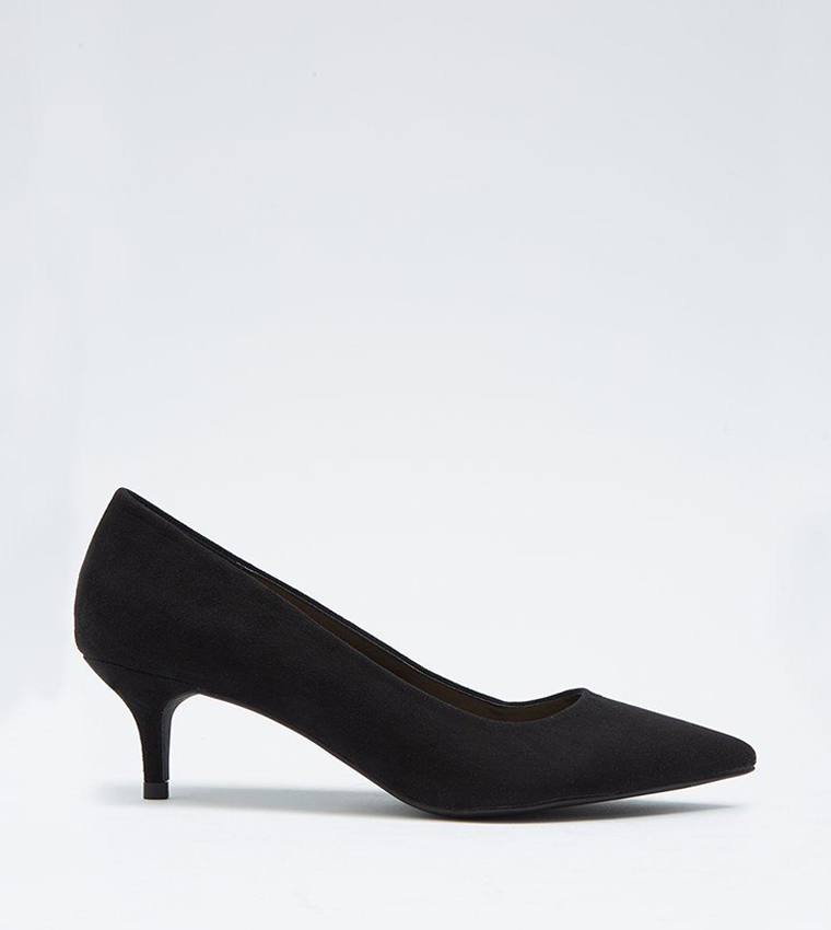 Buy Dorothy Perkins Dove Kitten Heel Court Shoes In Black 6thStreet Bahrain