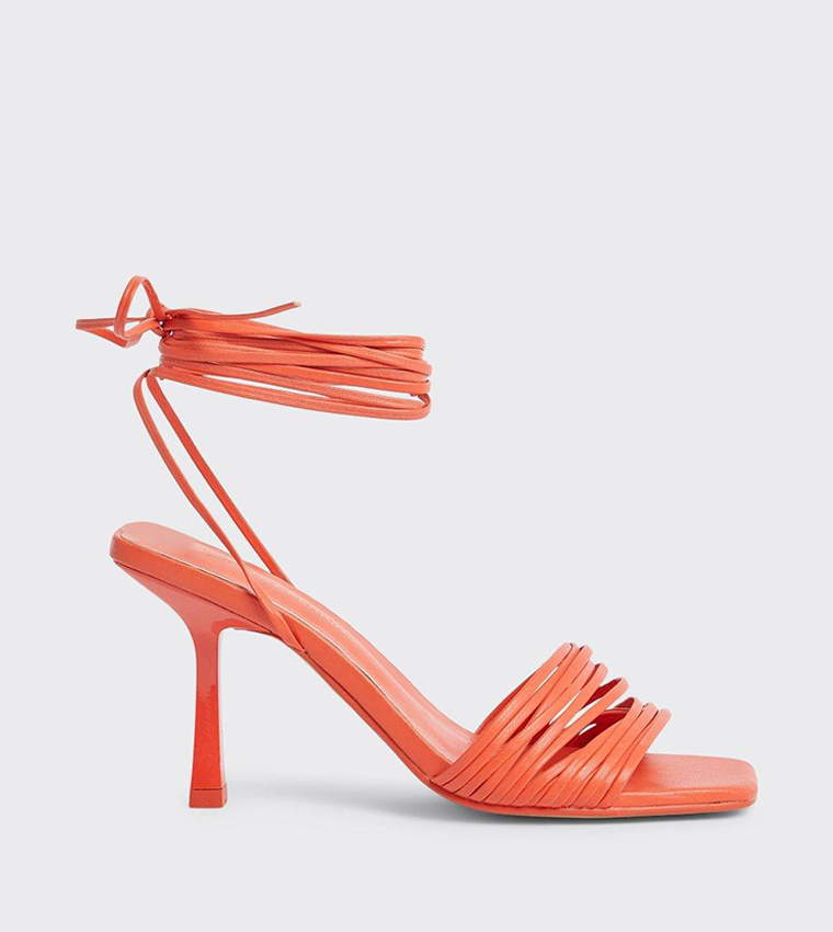 Buy Dorothy Perkins Selena Lace Up Heel Sandals In Orange 6thStreet Bahrain