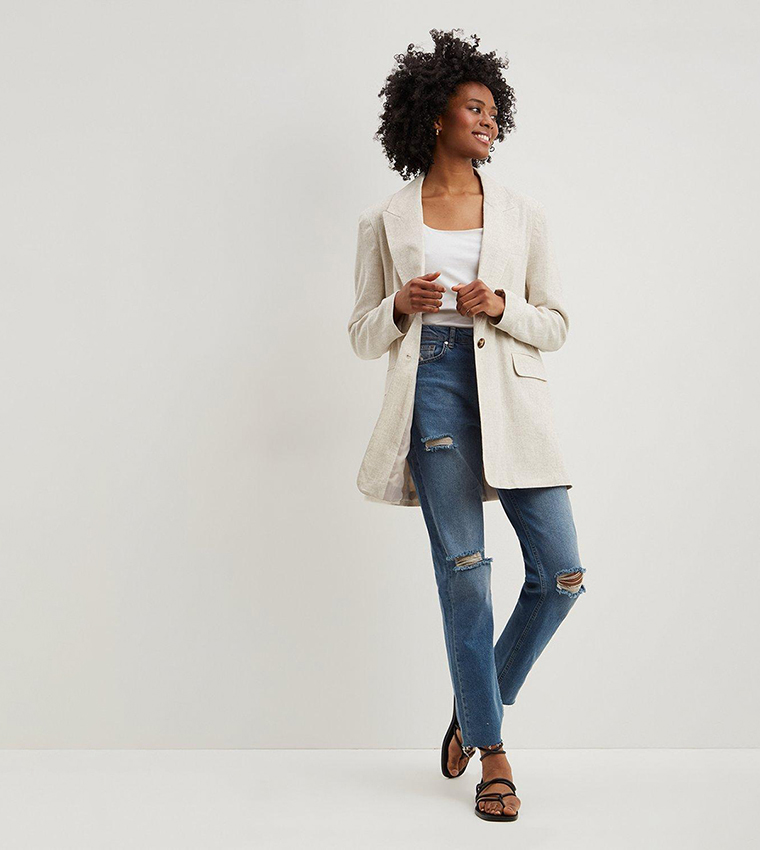 Longline boyfriend blazer hotsell