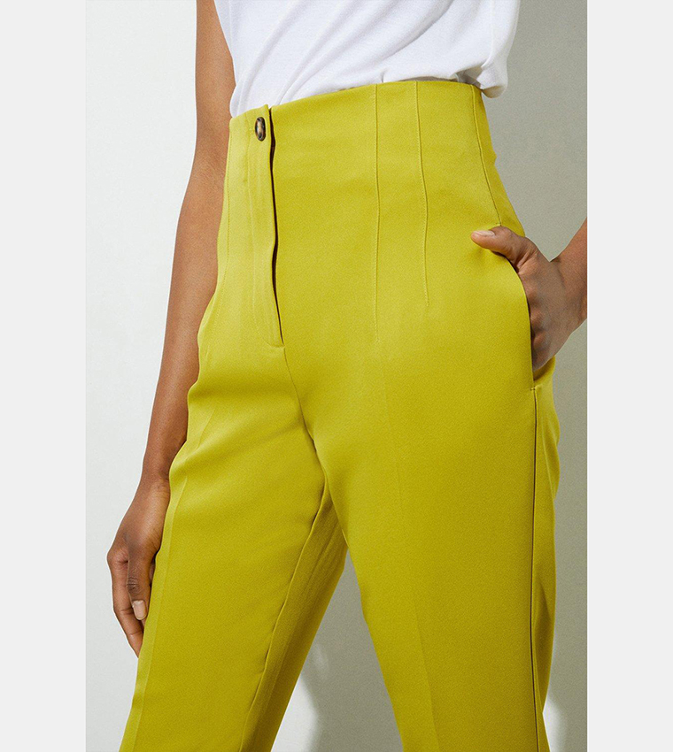 Dorothy perkins yellow trousers best sale