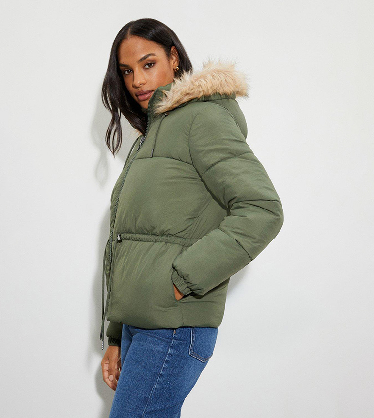 Savoy | Faux Fur Hooded Puffer Jacket