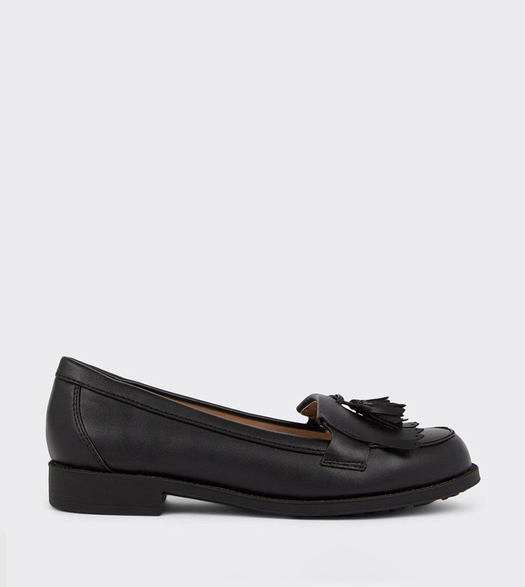 Wide Fit Leigh Fringe Loafers