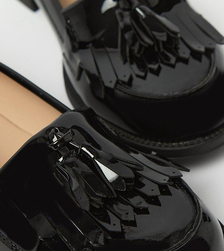 Wide Fit Leigh Fringe Loafers