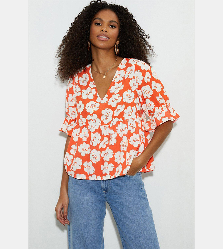 Dorothy perkins peplum top shop