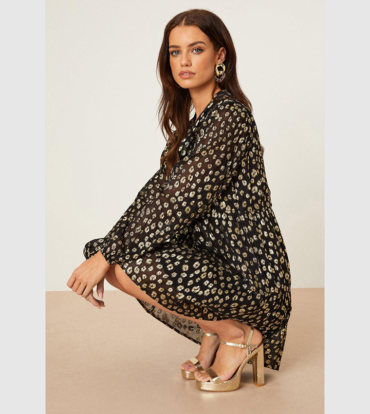 dorothy perkins black and gold dress Leslie Sequin Nova Back Bow Tie Mini Dress SILVER / M by Sugarlips main image 0