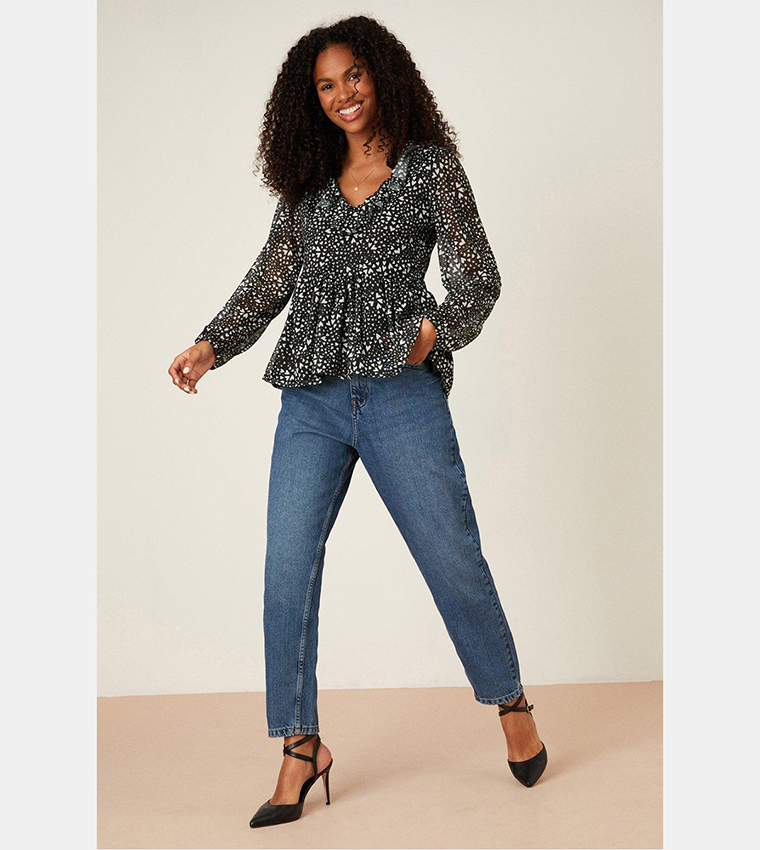 dorothy perkins ruffle top