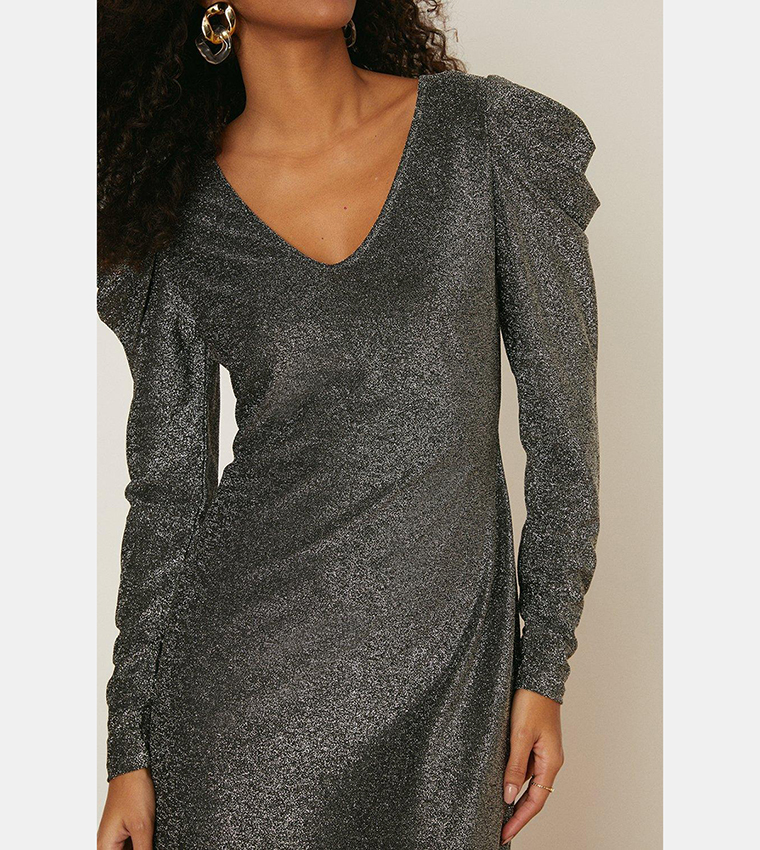 Dorothy perkins silver dress best sale