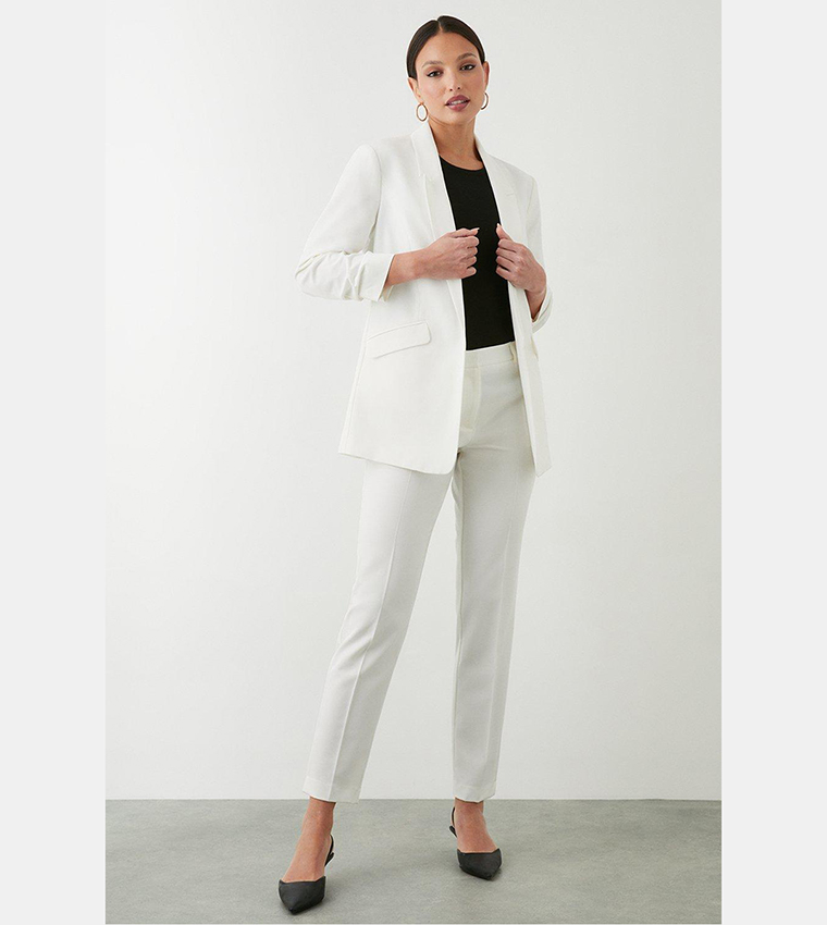 Dorothy perkins white on sale blazer