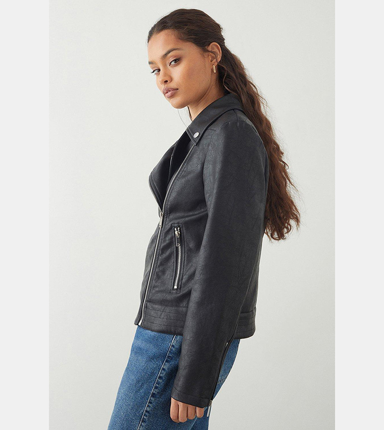 Dorothy perkins shop suedette biker jacket