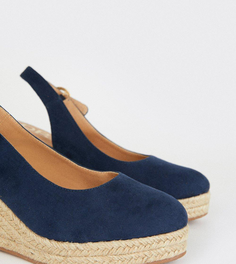 Wide Fit Riya Slingback Wedge Sandals