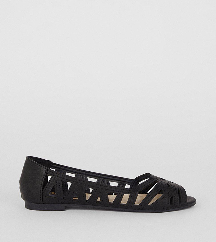 Prim Peep Toe Ballet Flats