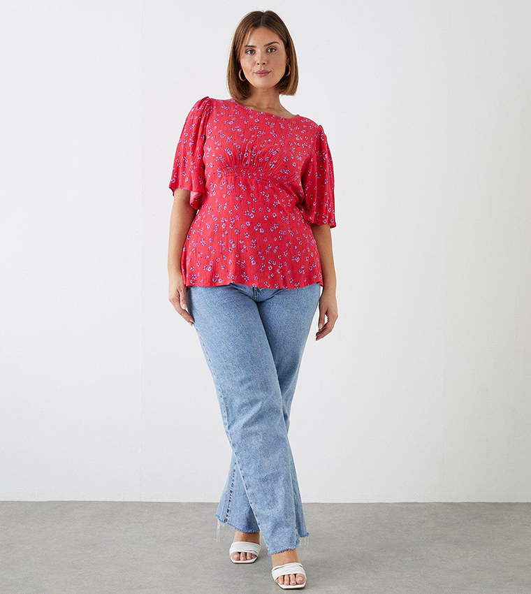 dorothy perkins red blouse