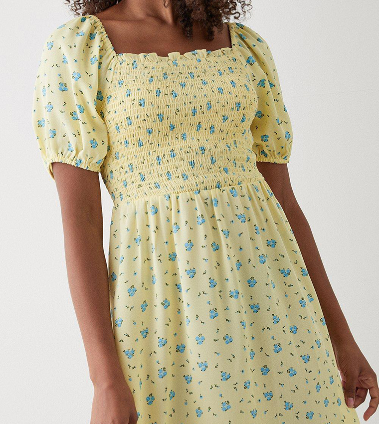 Dorothy perkins yellow sales dress