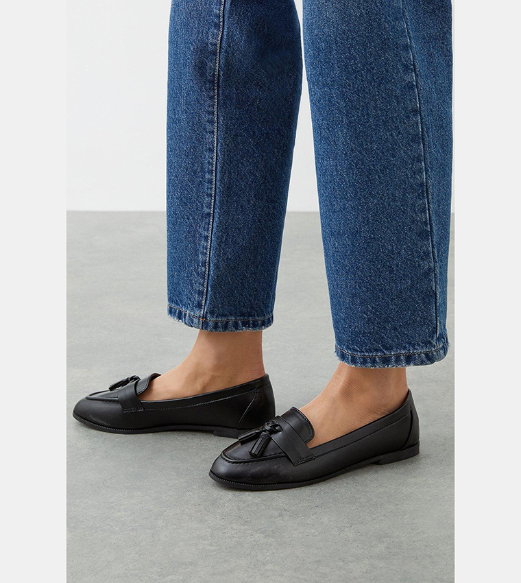 Wide Fit Lennie Tassel Loafers