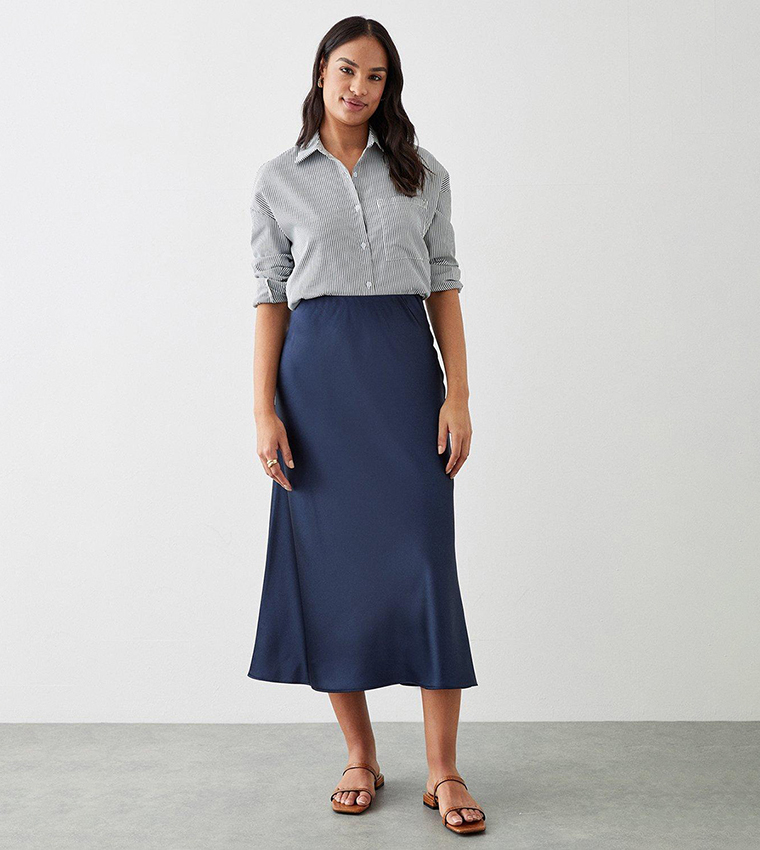 Navy skirt dorothy perkins best sale