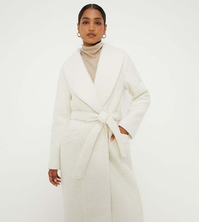 Dorothy perkins cream clearance coat