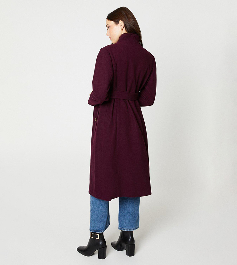 Dorothy perkins purple coat best sale