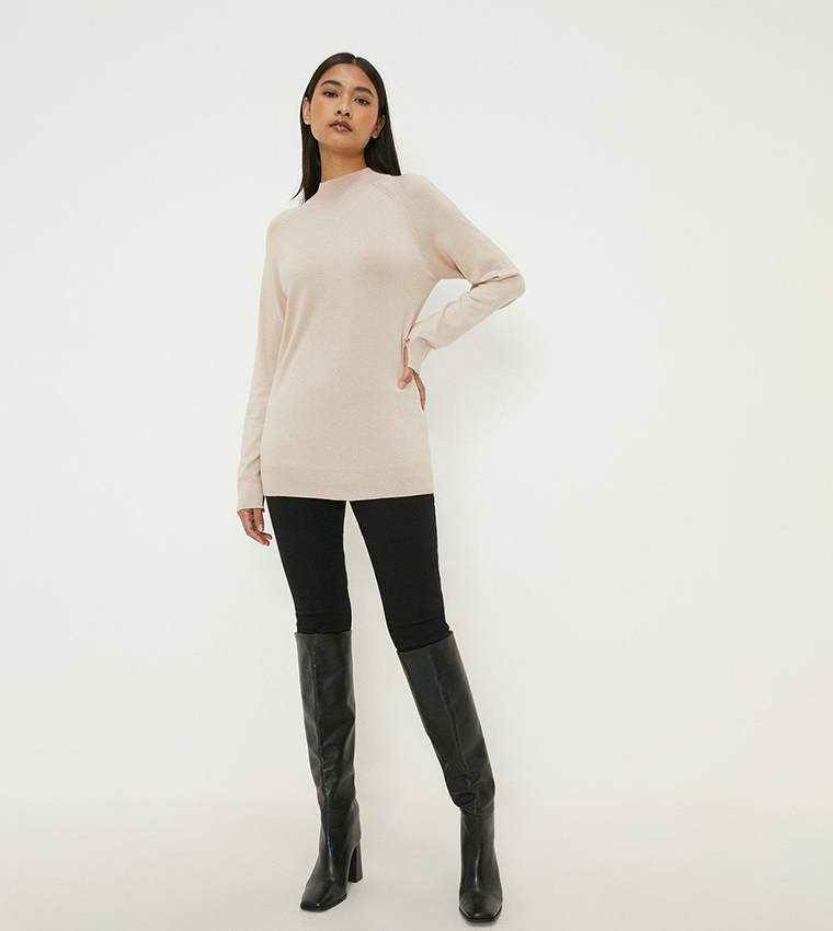 Funnel neck hotsell tunic sweater